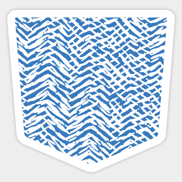 Pocket - MARKS TEXTURE BLUE Sticker by ninoladesign